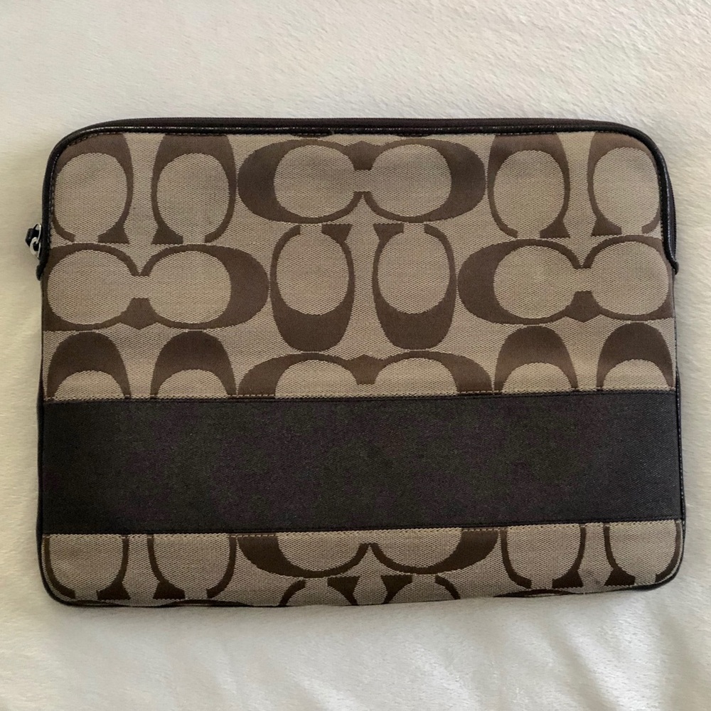 Coach laptop sleeve